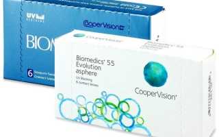 На обзоре контактные линзы Biomedics 55 Evolution Cooper Vision: отзывы покупателей и особенности модели