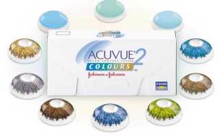 Обзор: оттеночные линзы Acuvue 2 Colours — кому подойдут эти модели?