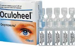 Капли для глаз Окулохель эффективно борются с воспалительными болезнями глаз