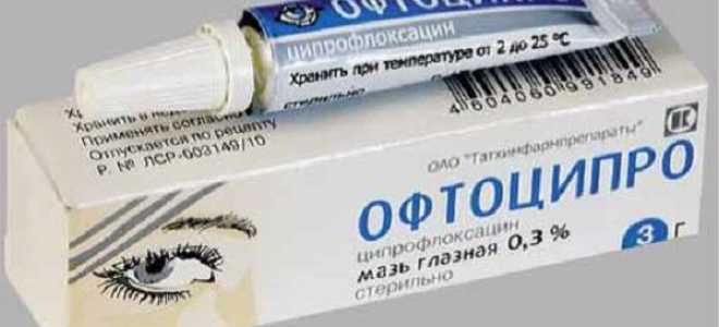Глазная мазь Офтоципро — инструкция по применению. Хорошее противомикробное средство