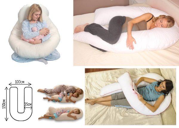Спать лучше со специальной подушкой для беременных