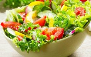 Калорийность овощного салата