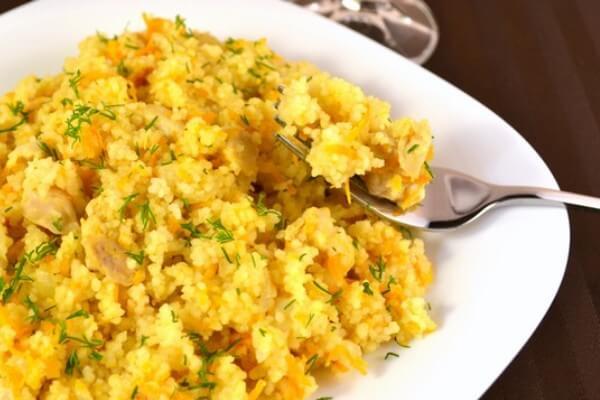 Сваренный кус кус